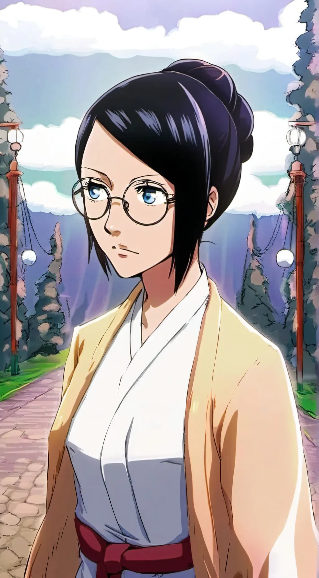 ai character: Nanao Ise. background