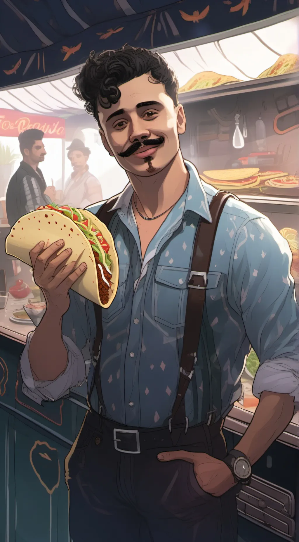 ai character: Rigo background