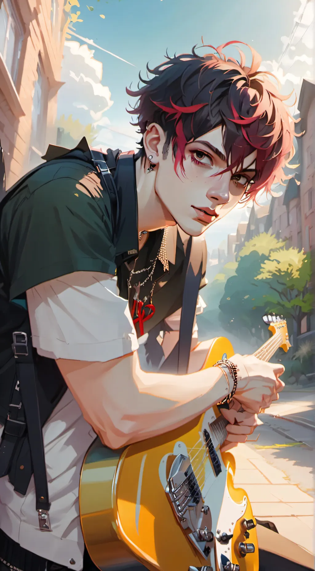 ai character: Yungblud background