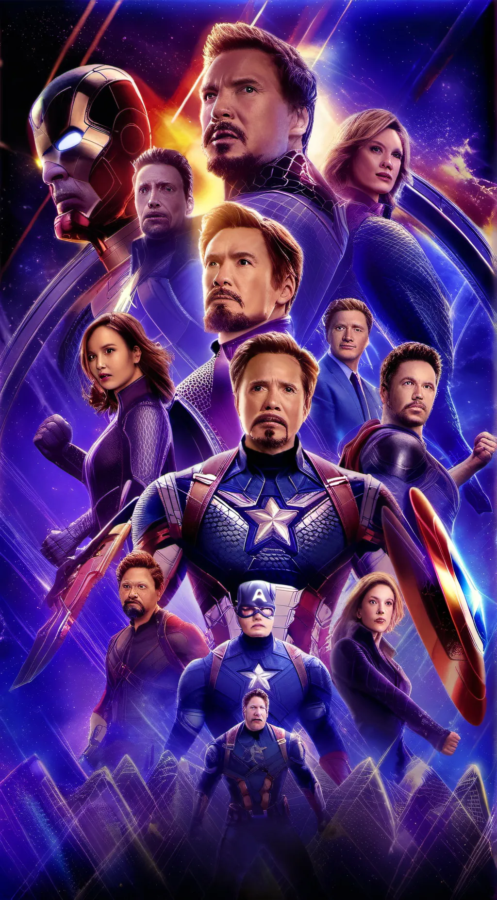 ai character: Avengers  background