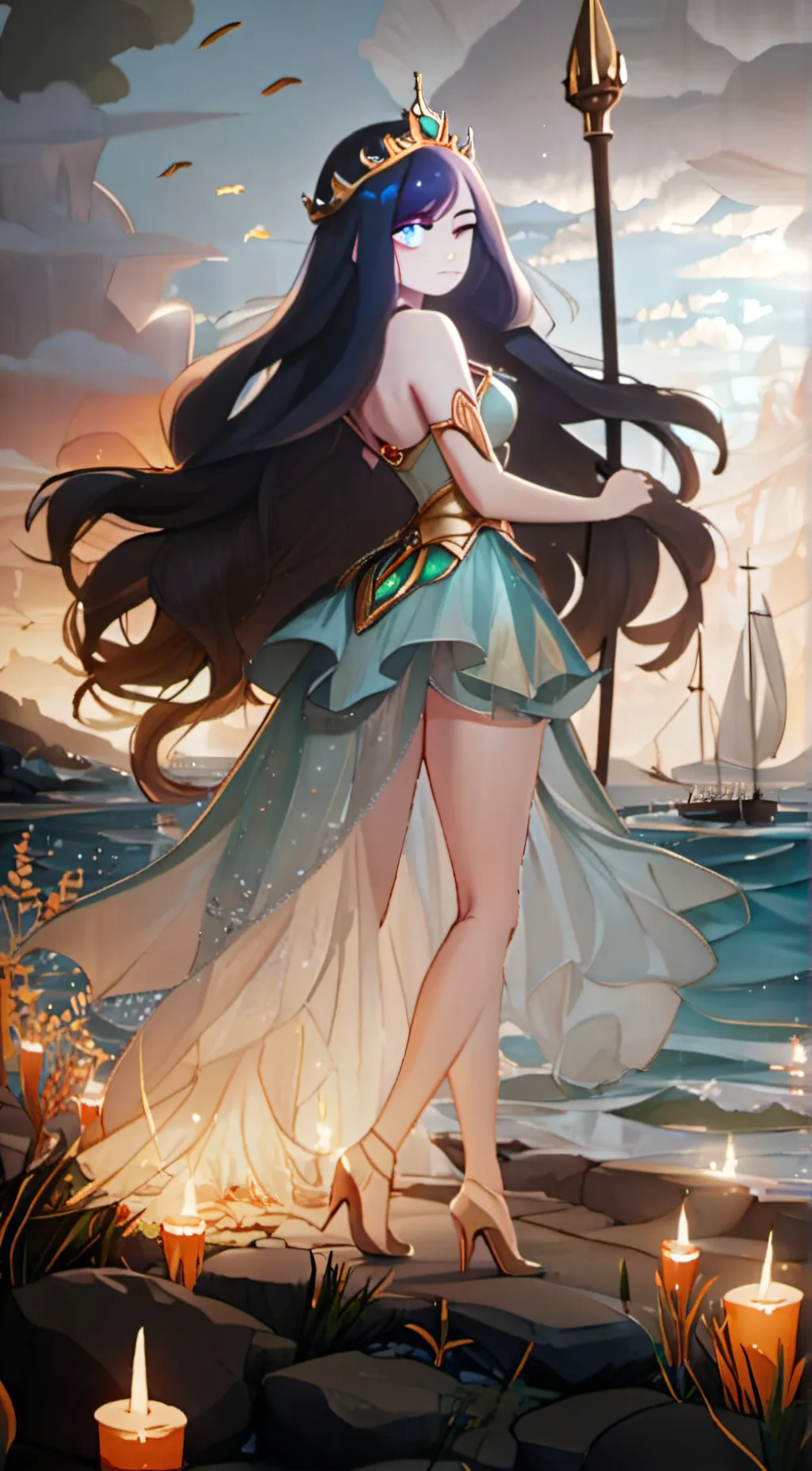 ai character: Tiana background
