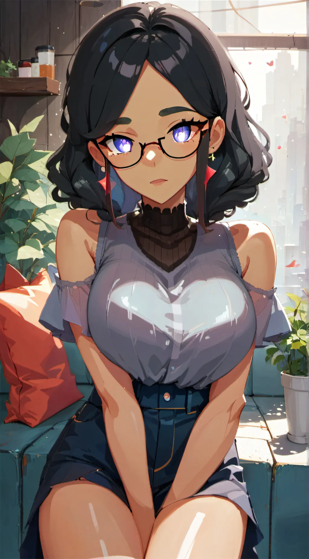 ai character: kisha  background