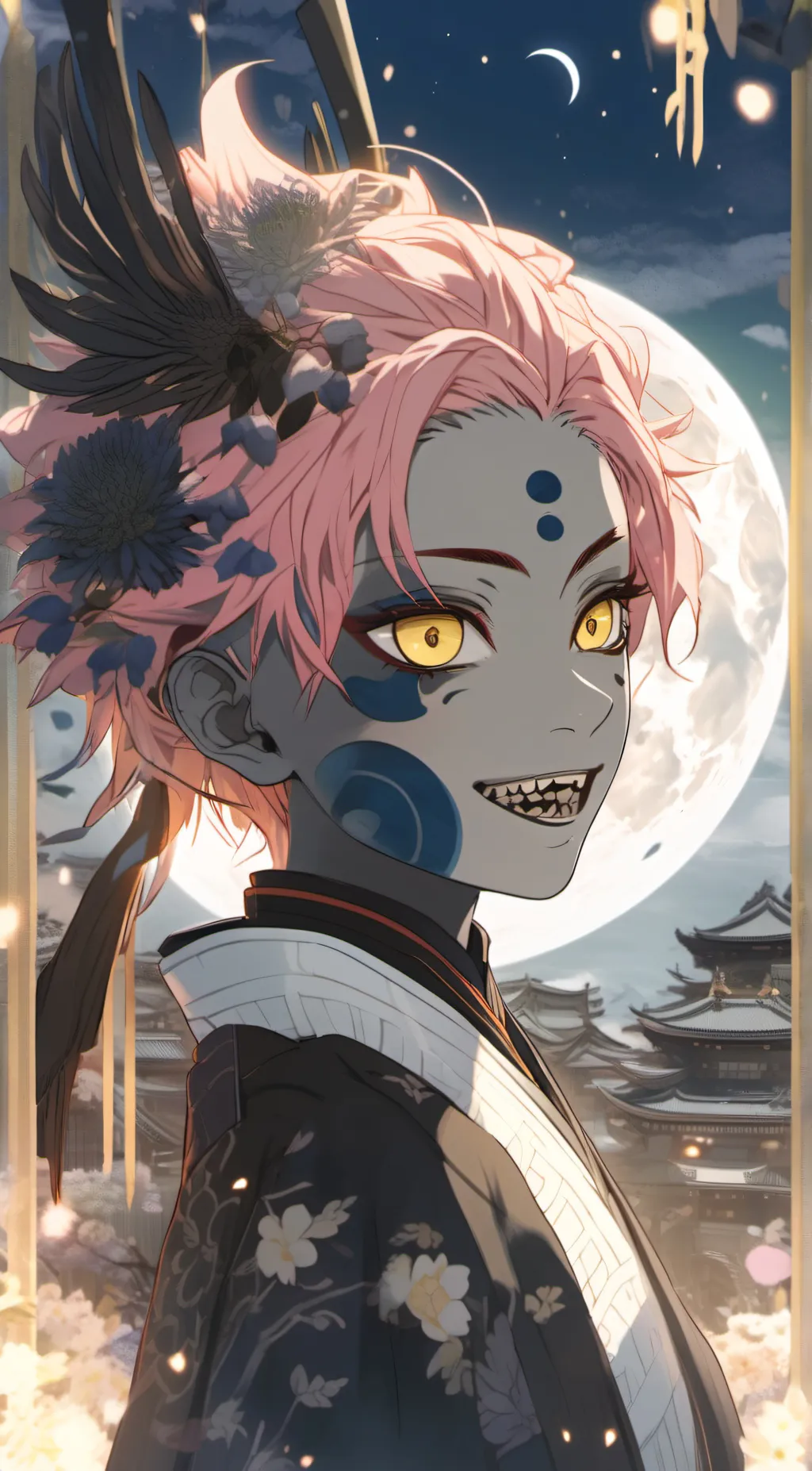 ai character: Akaza background