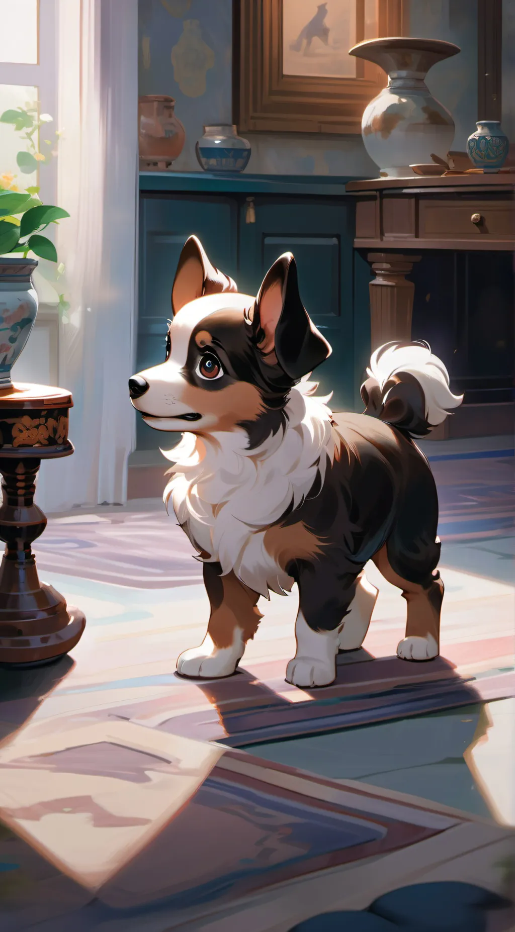 ai character: Puppy background