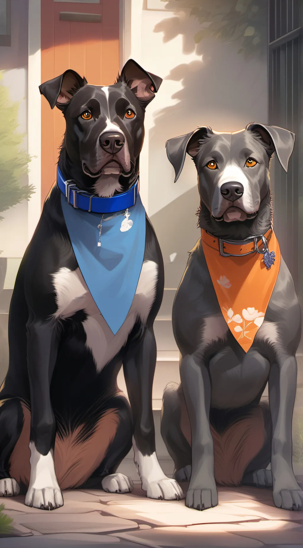 ai character: jake and elwood background