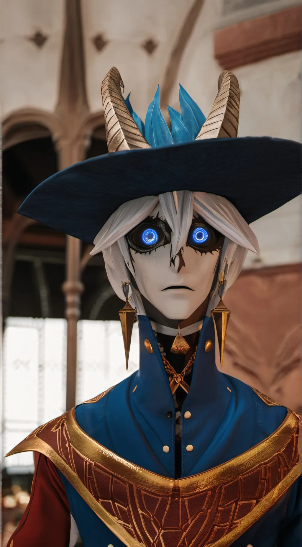 ai character: Inverse Alastor background