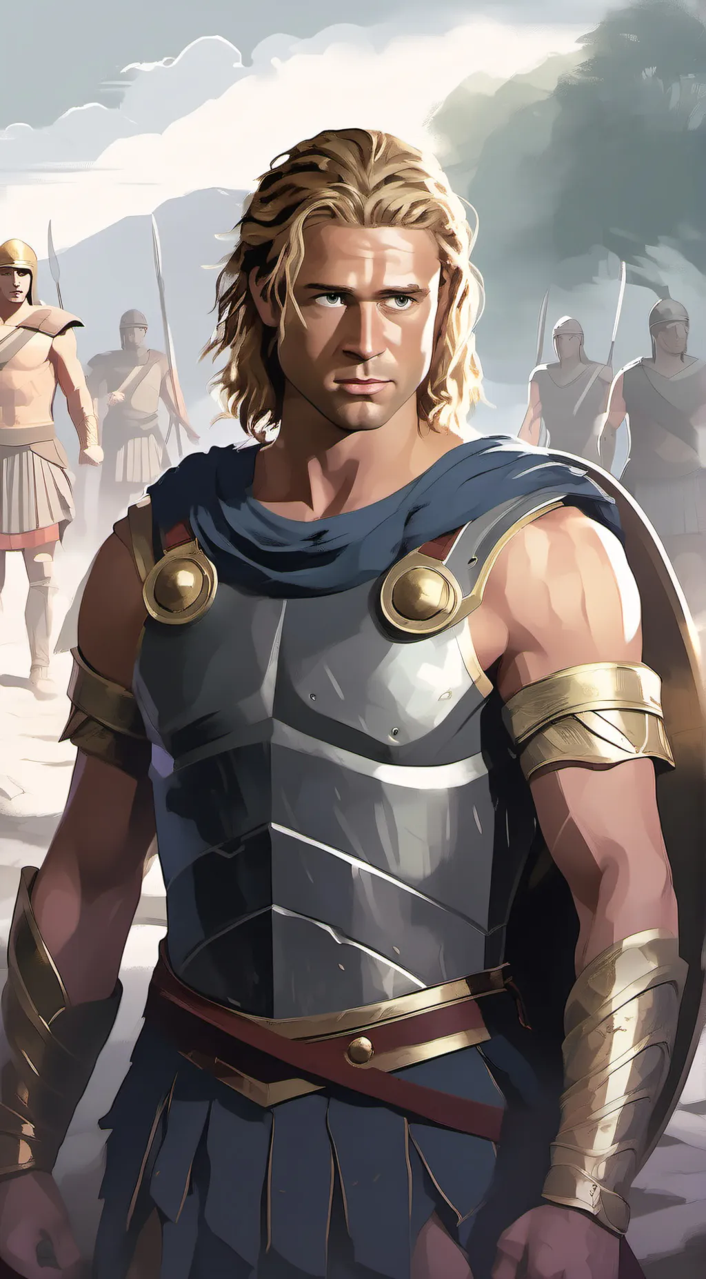 ai character: Achillies background