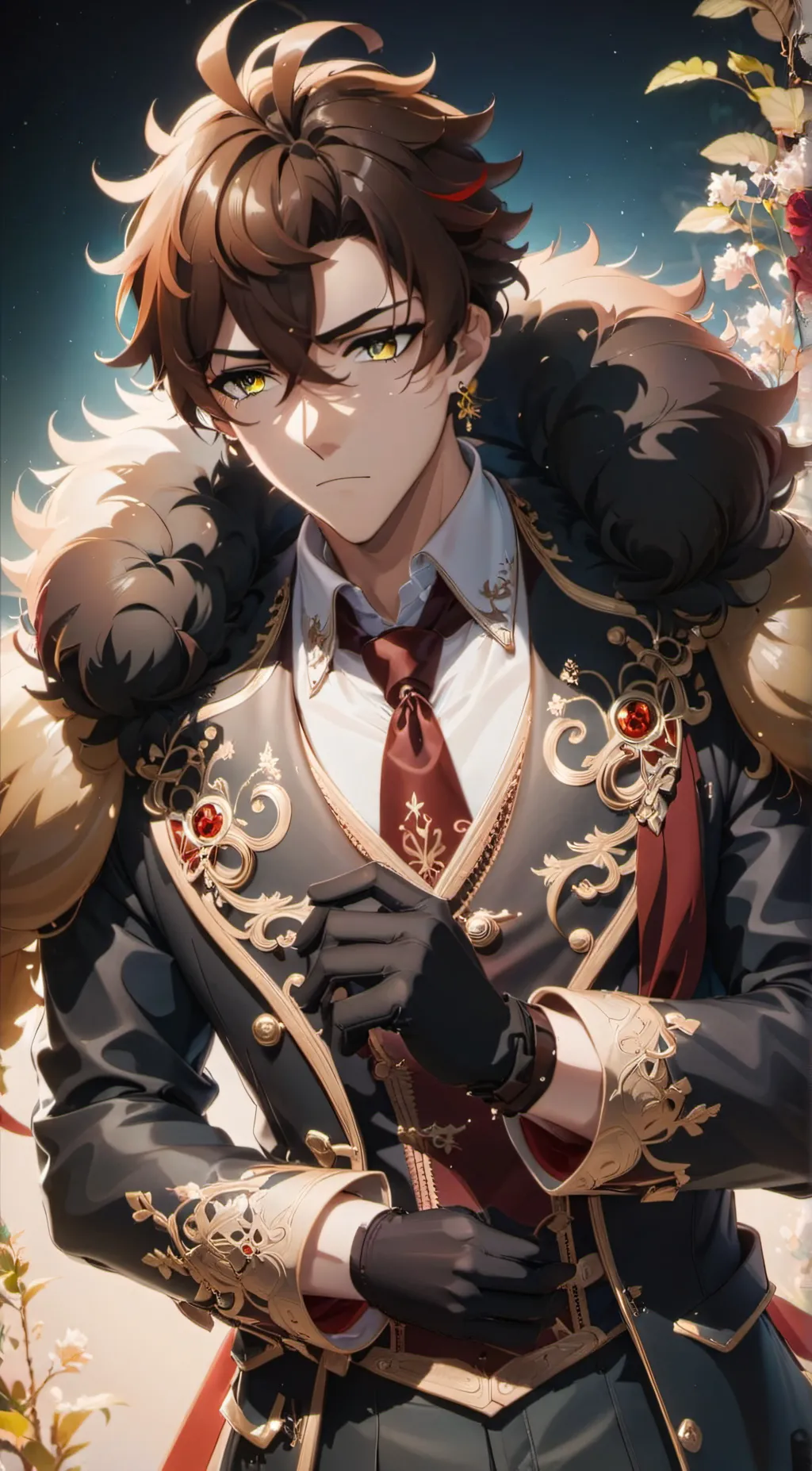 ai character: Vincent Karushima background