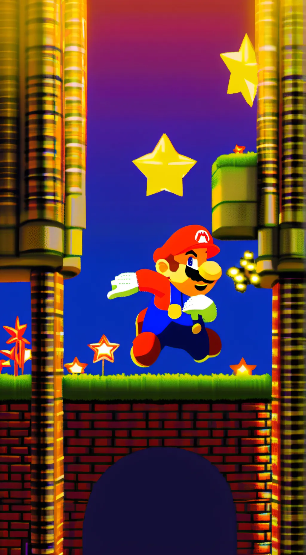 ai character: mario wonder background