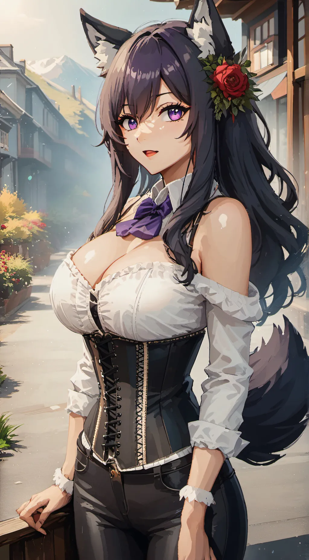 ai character: kuro background