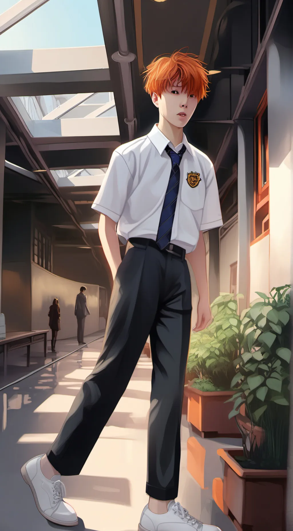ai character: Alan Chikin Chow background