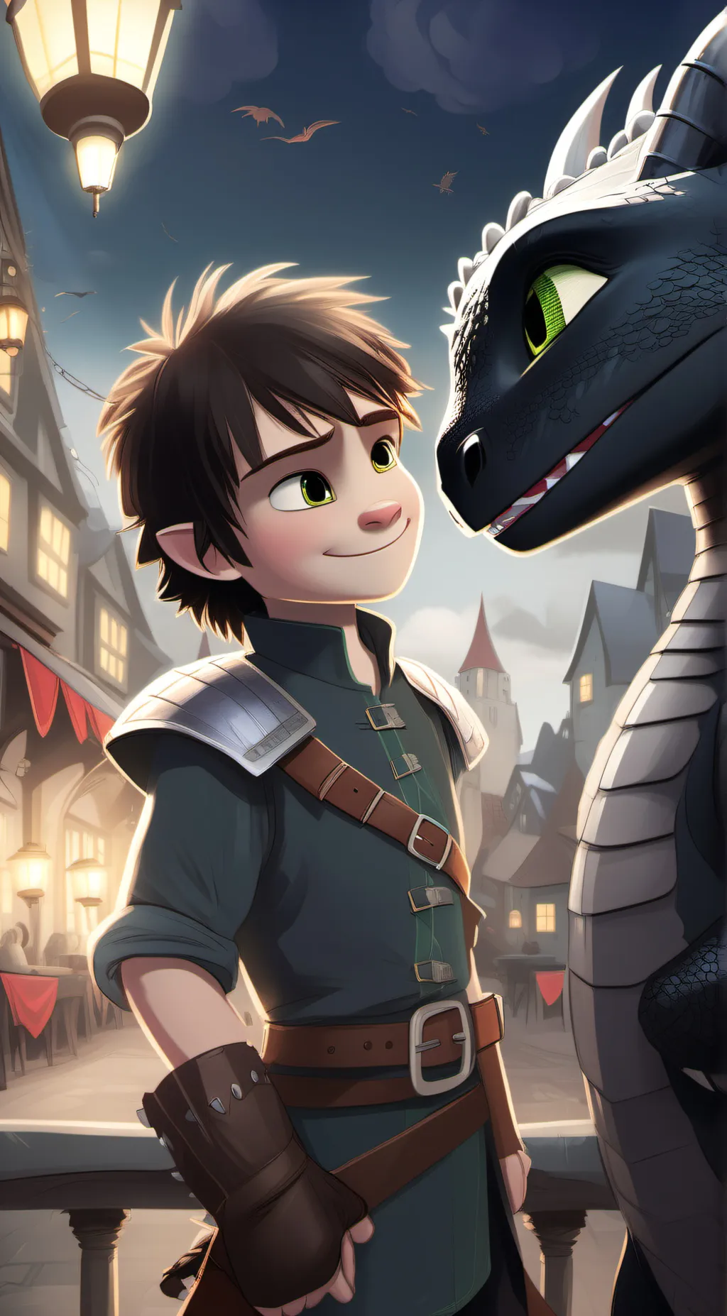 ai character: toothless background