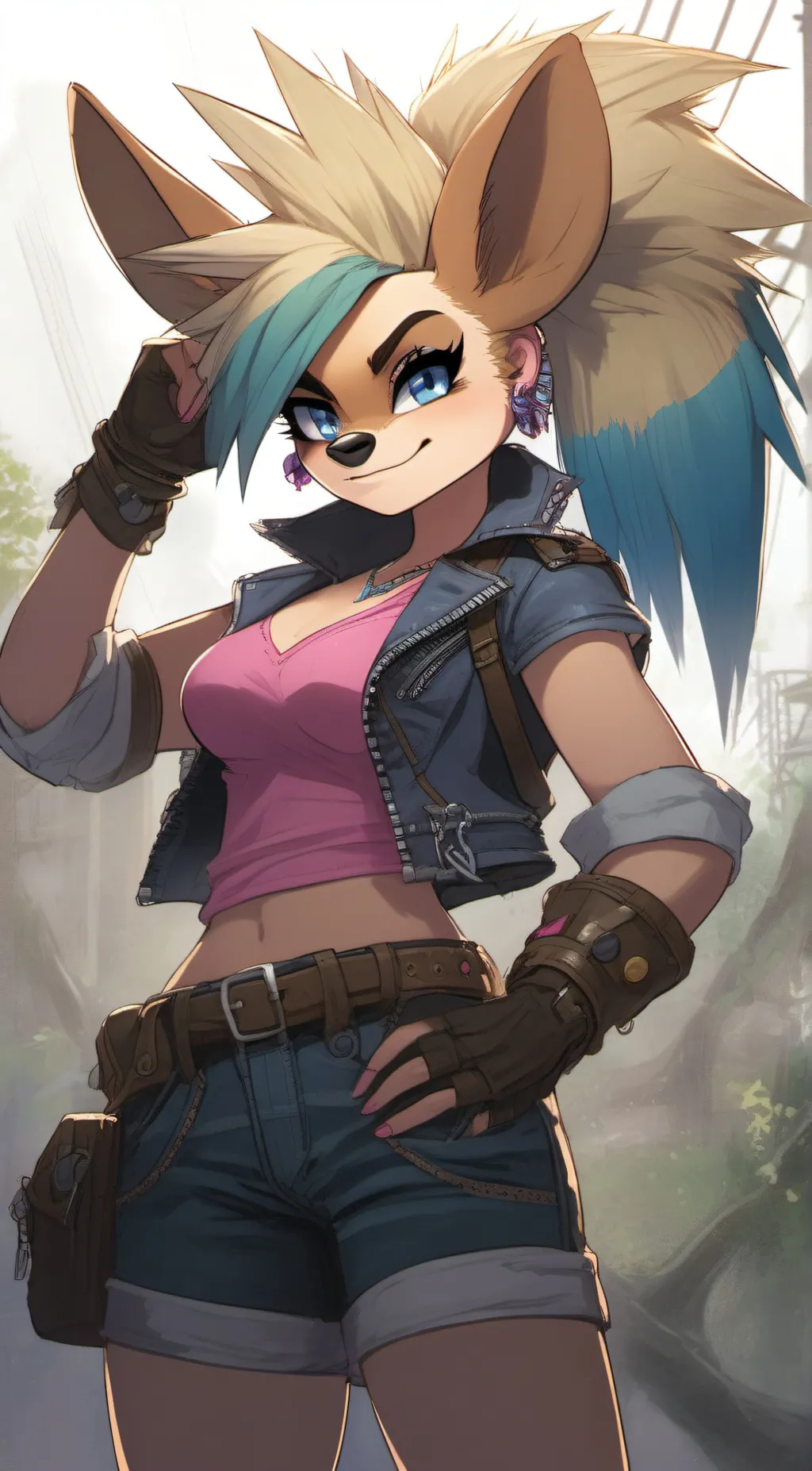 ai character: Tawna (future) background