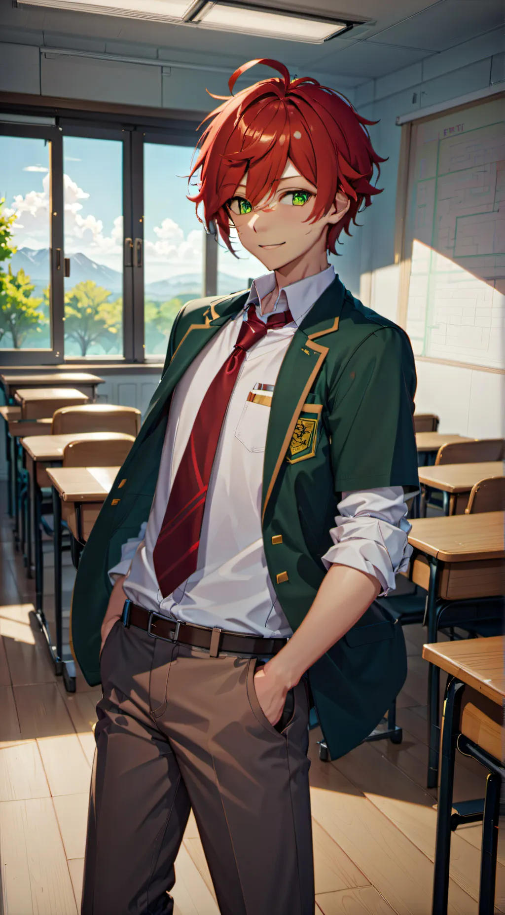 ai character: leam🍂 background