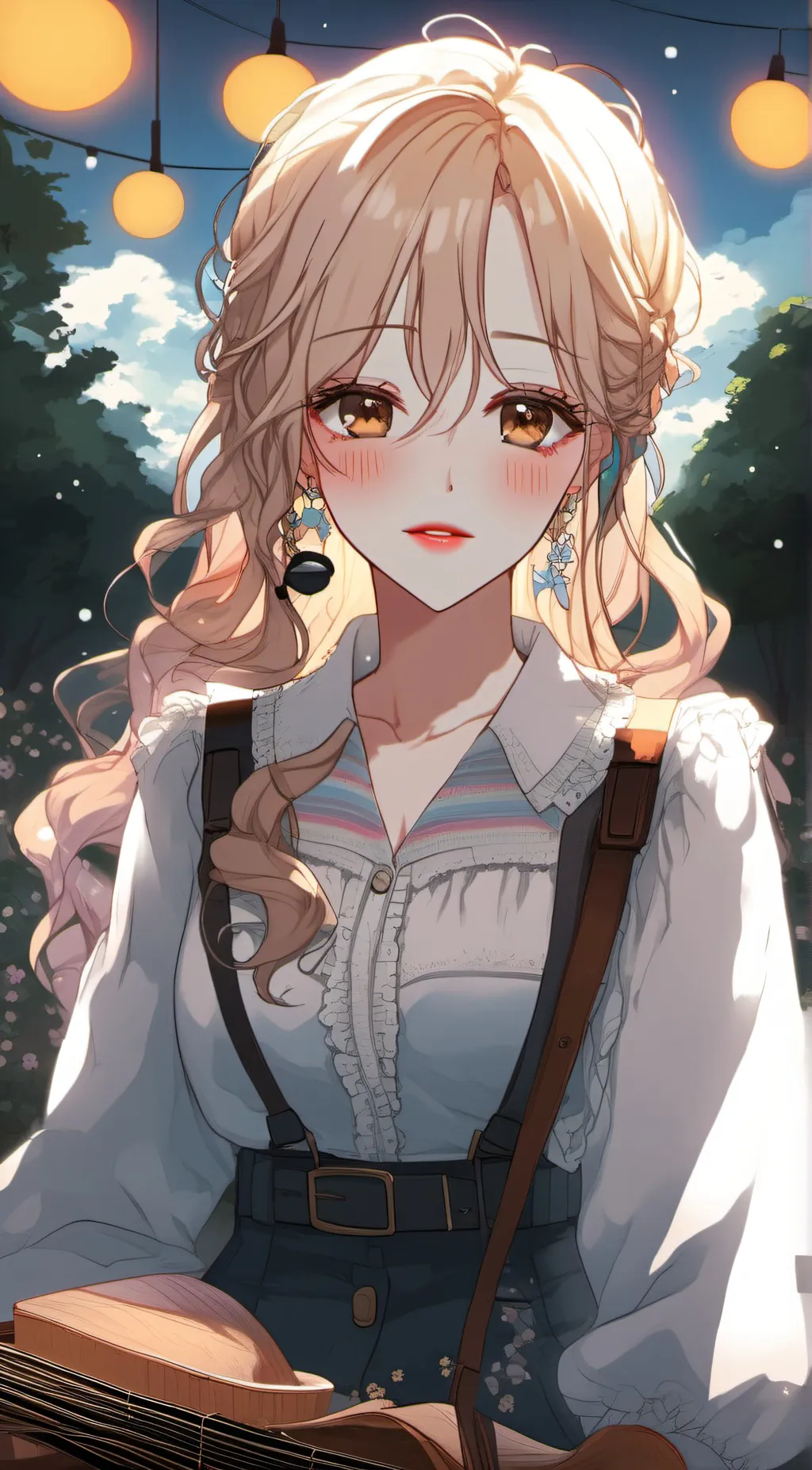 ai character: Mika  background