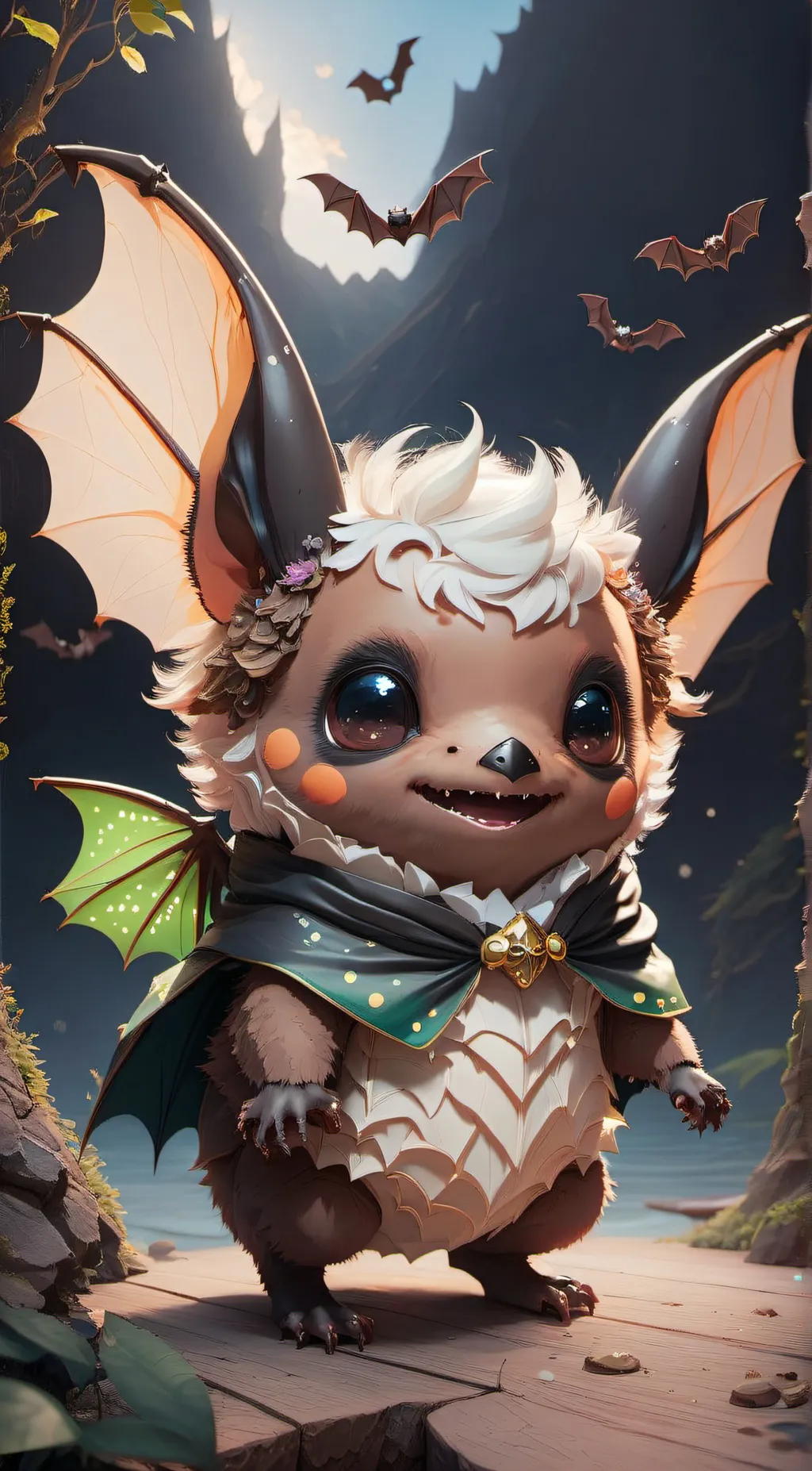 ai character: Witches Brew background