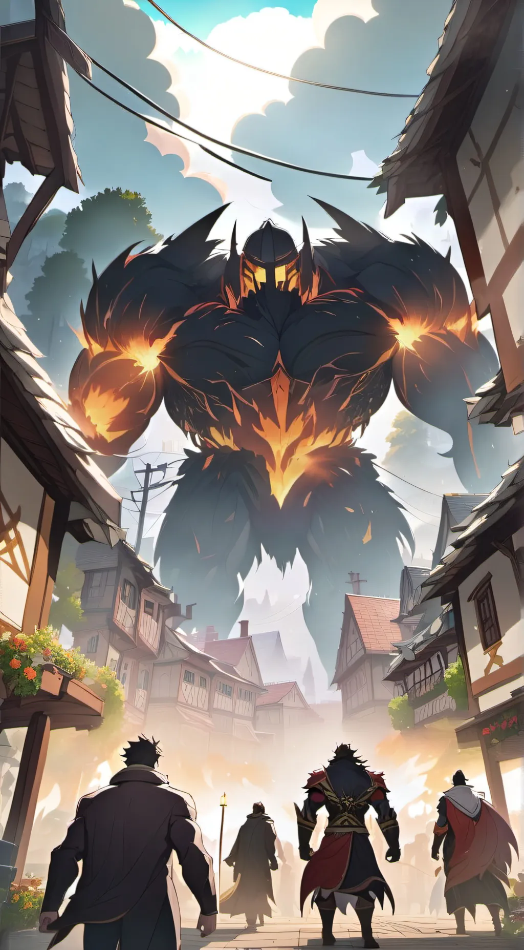 ai character: Attack on Titan RP background