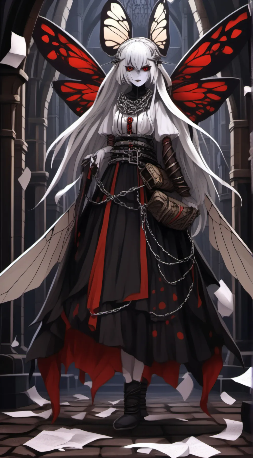 ai character: Monster Queen Aria background