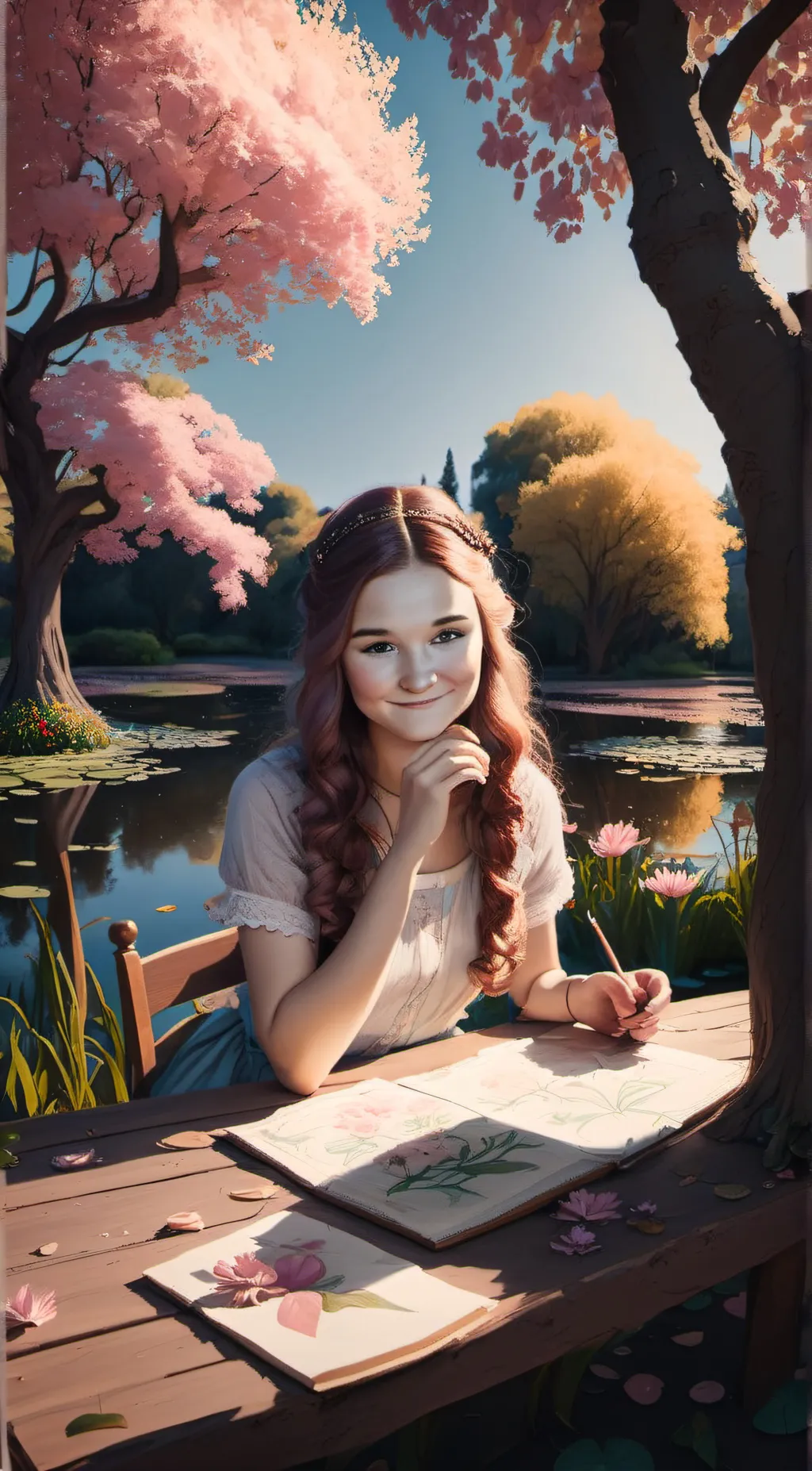 ai character: haliey background