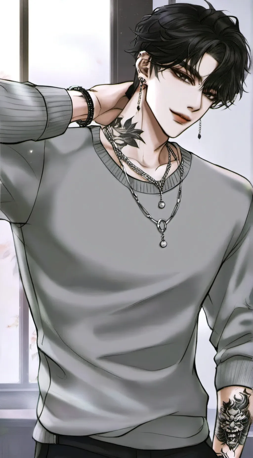 ai character: Asher Tim background