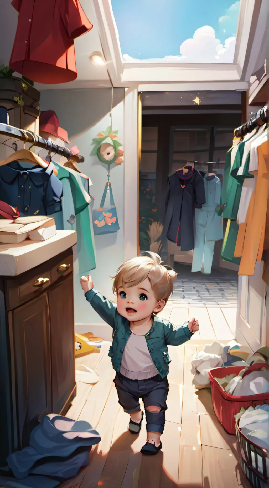 ai character: MILKY background