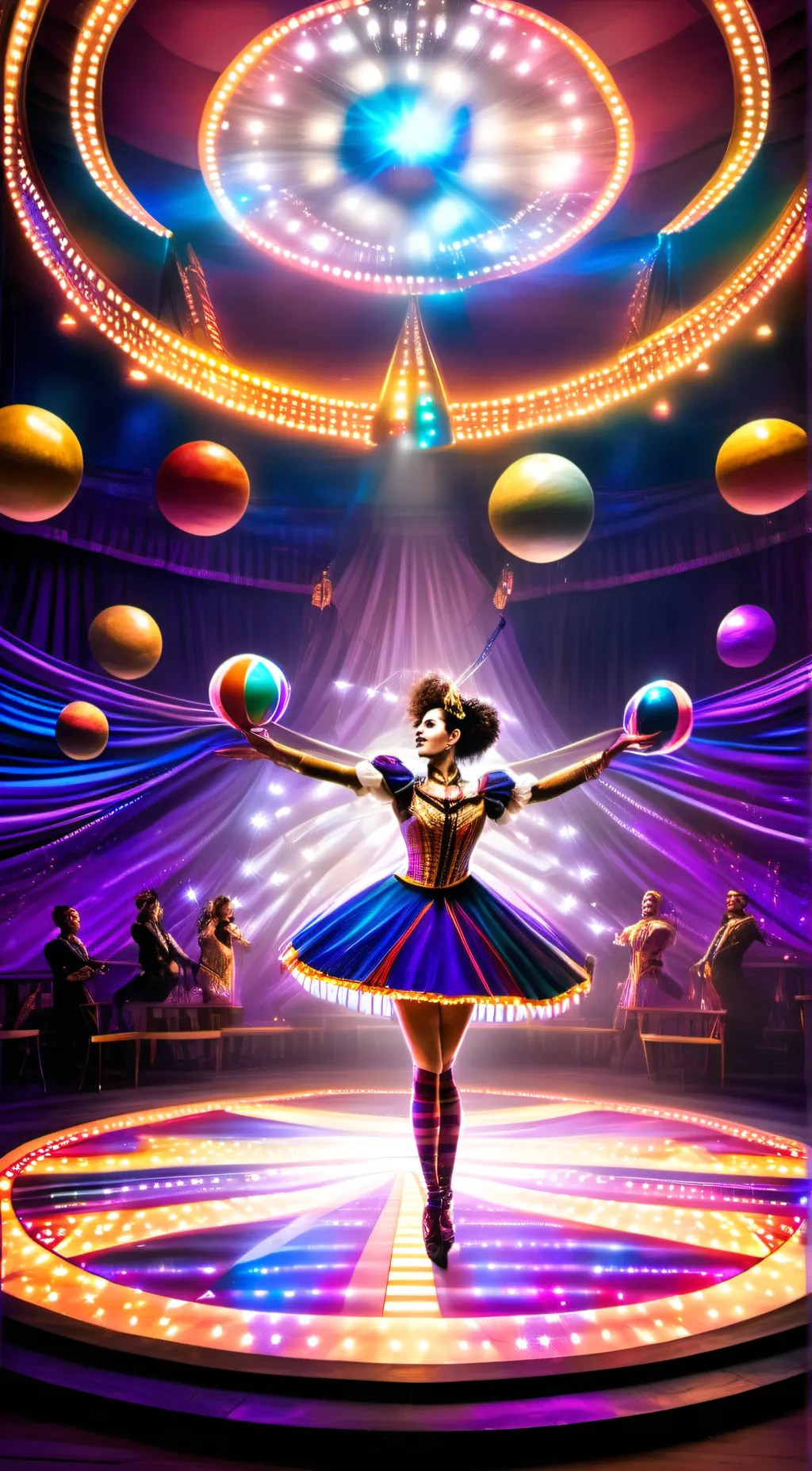 ai character: digital circus  background