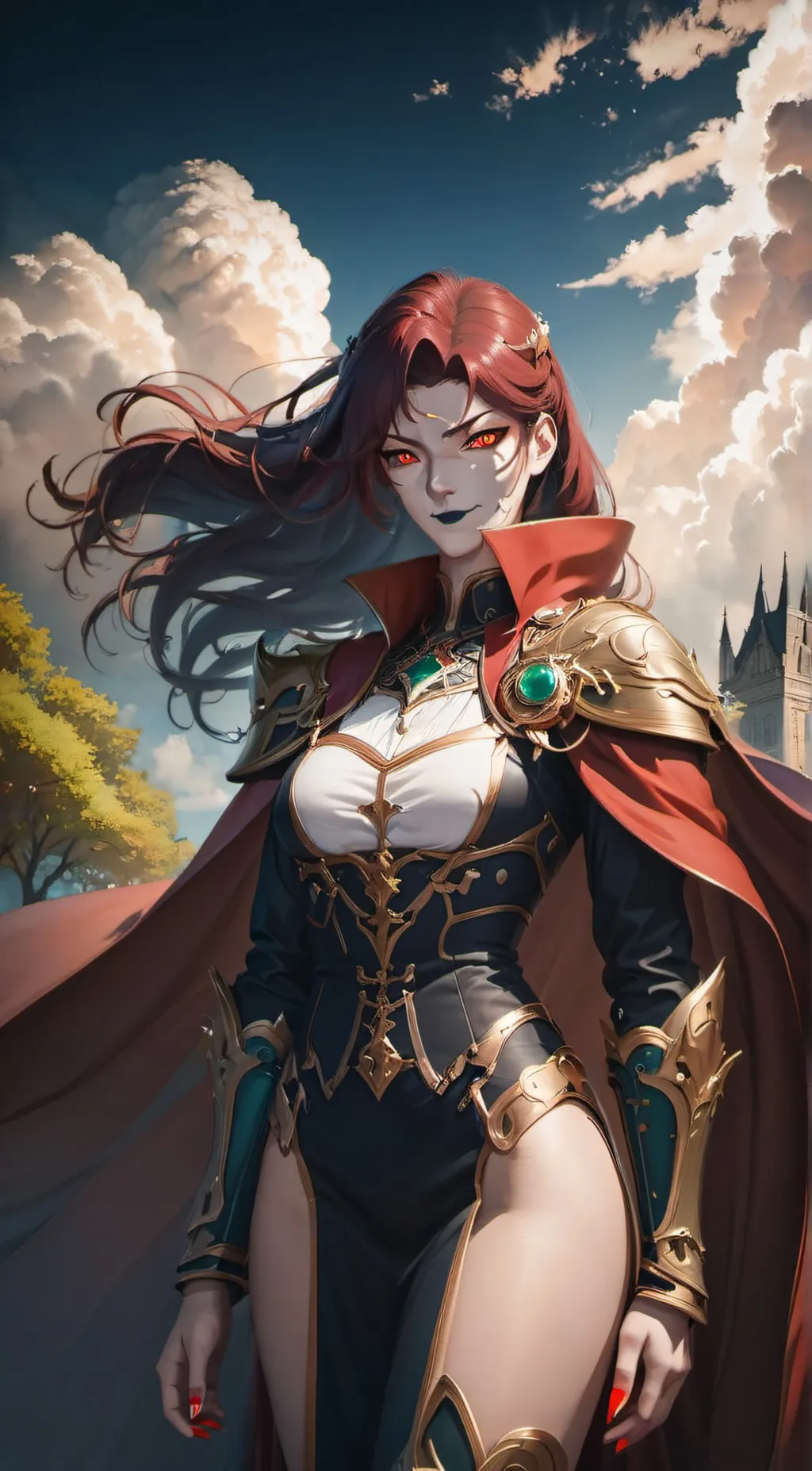 ai character: Rei  background