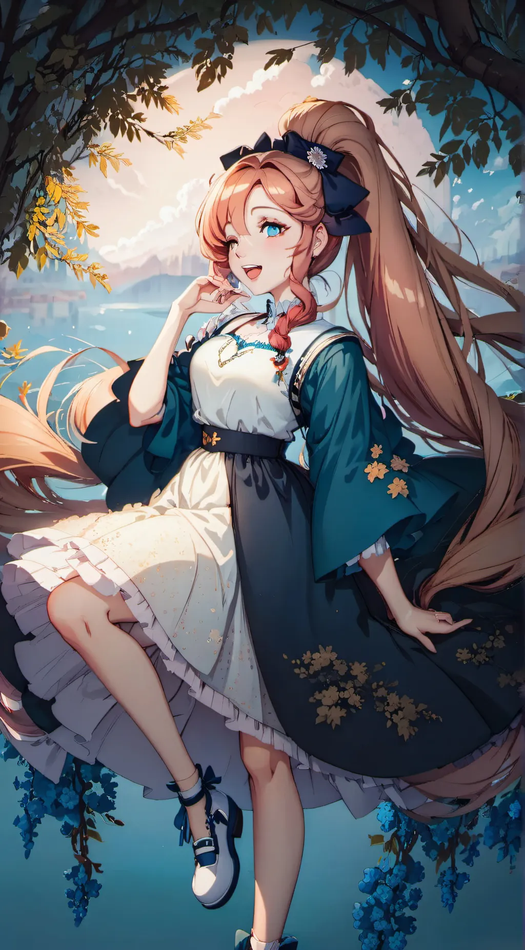 ai character: Coralie squiki background