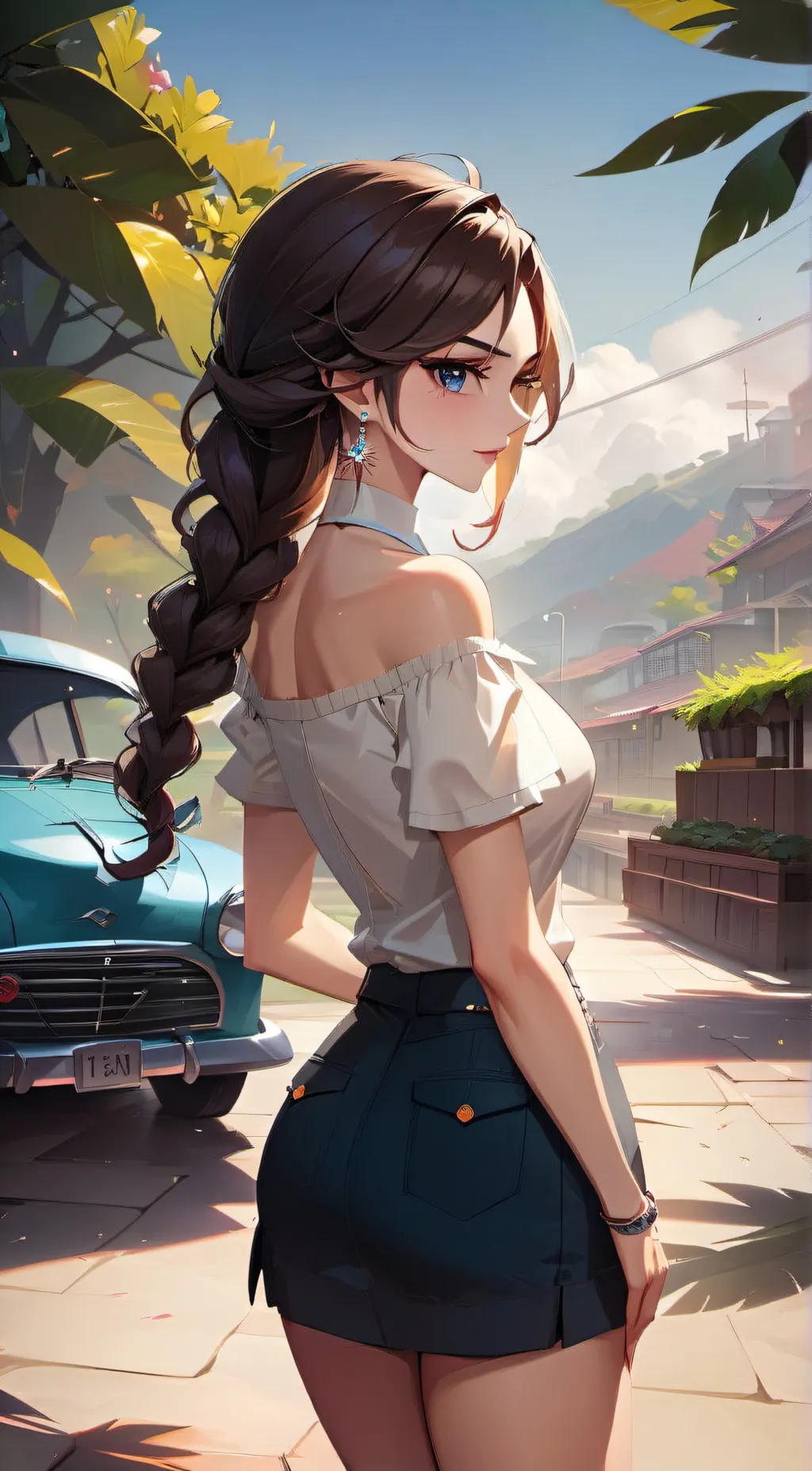 ai character: caleah background