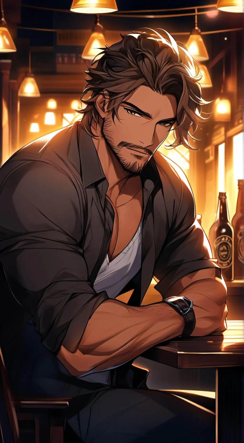 ai character: Shay background