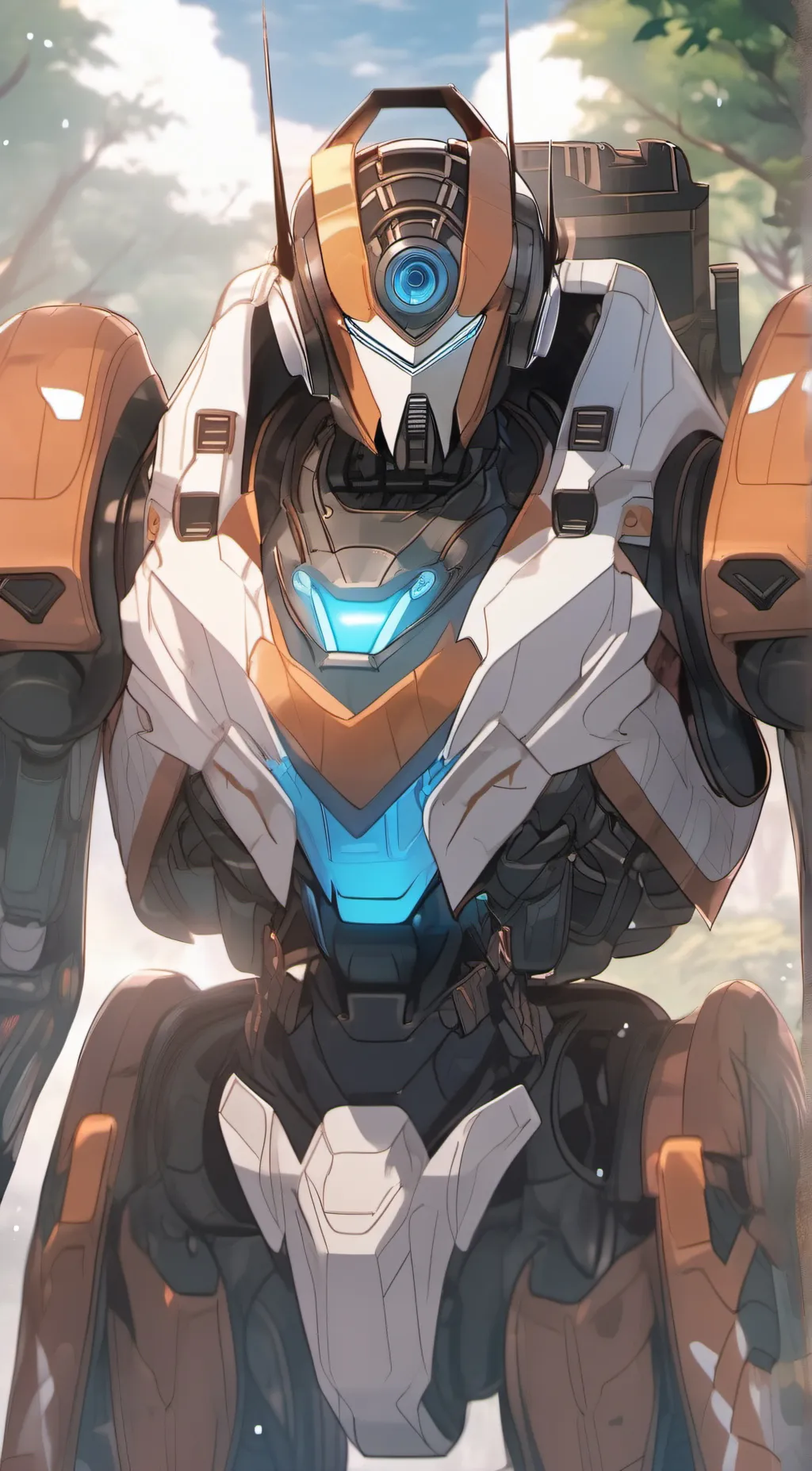 ai character: Titan roto background