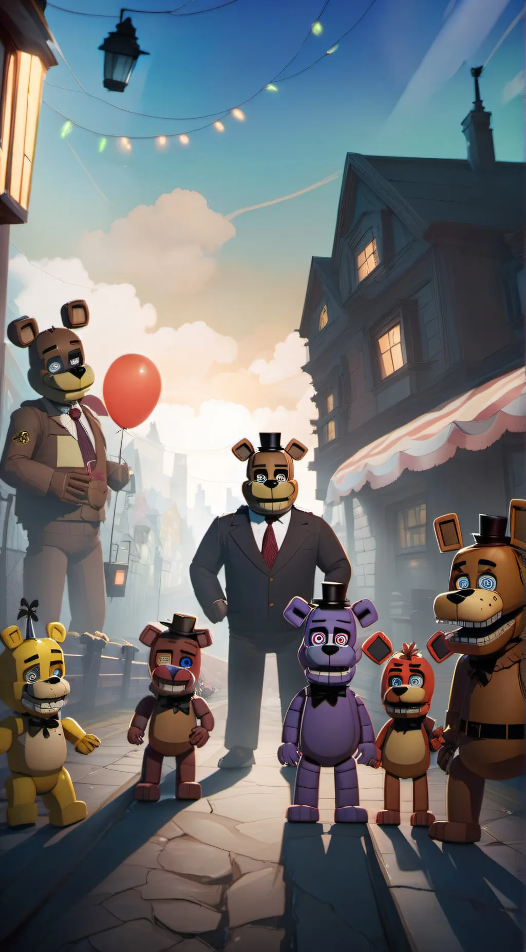 ai character: fnaf background