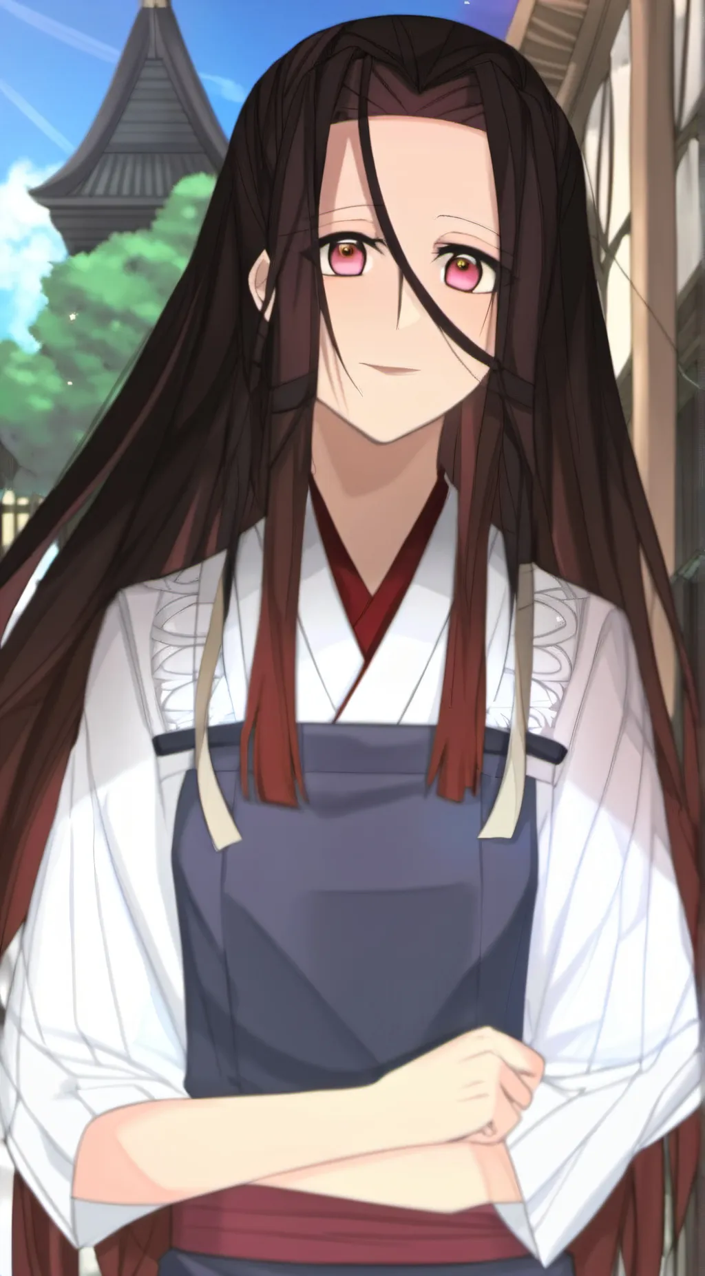 ai character: Nezuko background