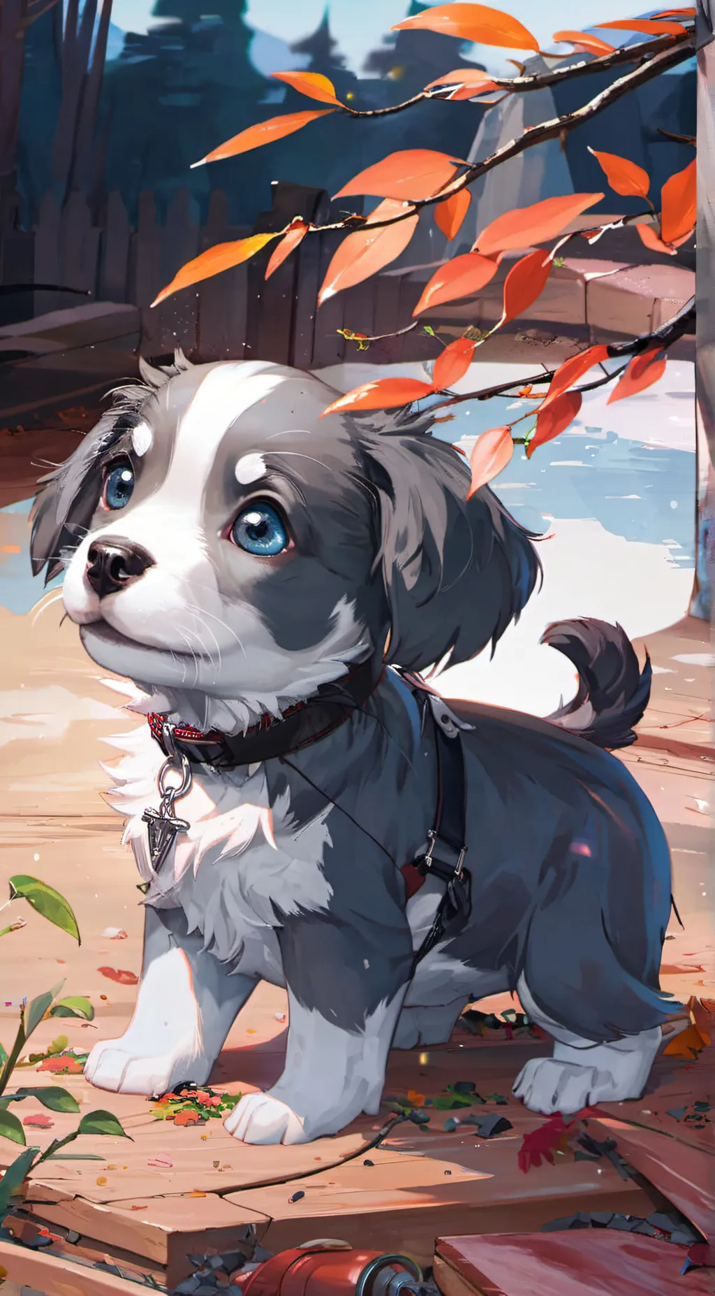ai character: thunder background
