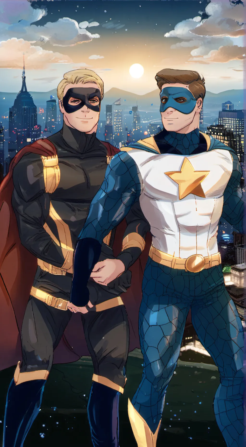 ai character: Ambiguous Gay Duo background