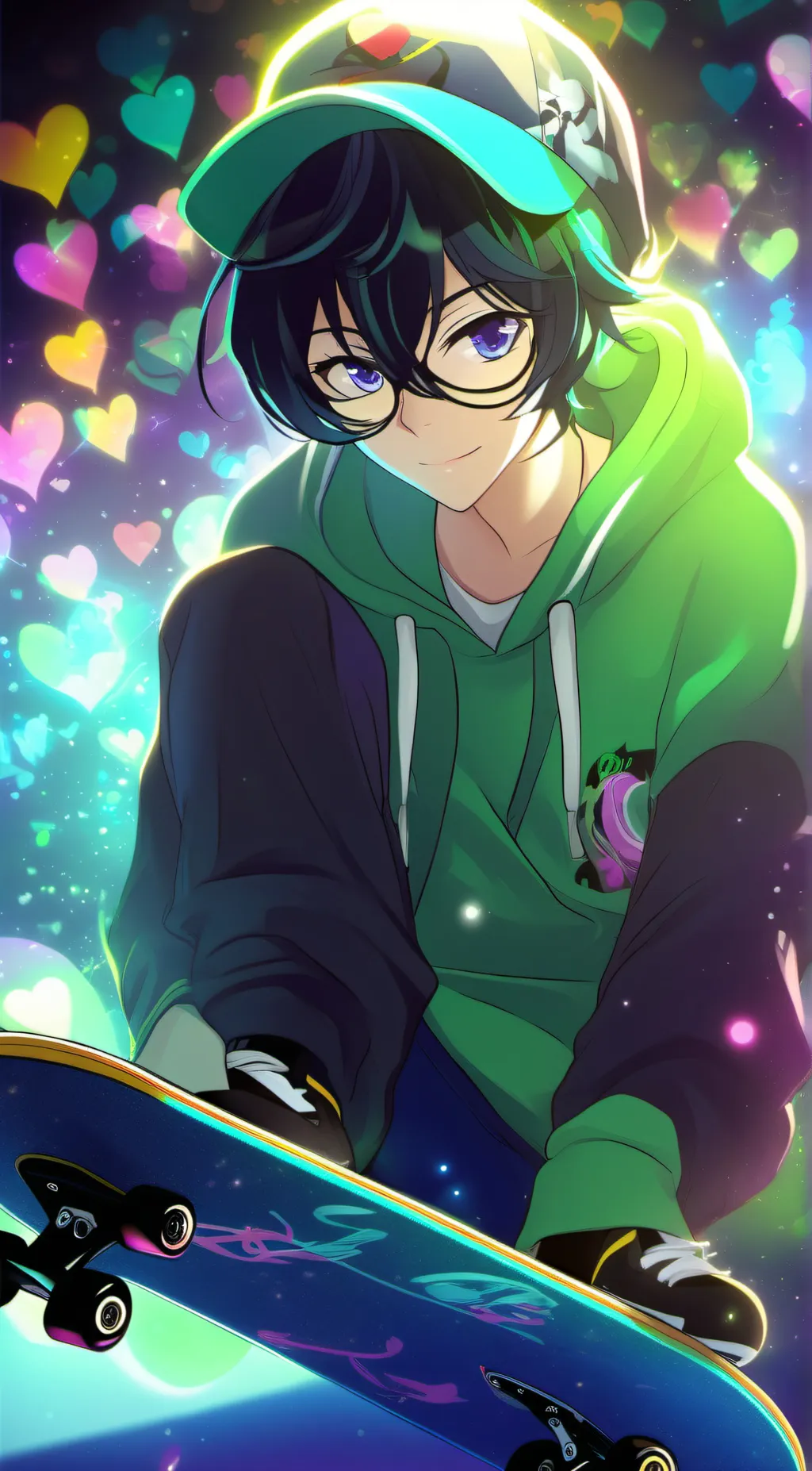 ai character: Miya Chinen background