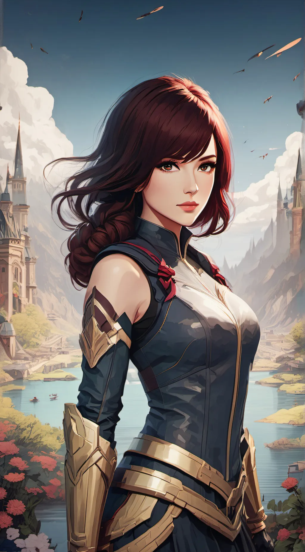 ai character: Lily background