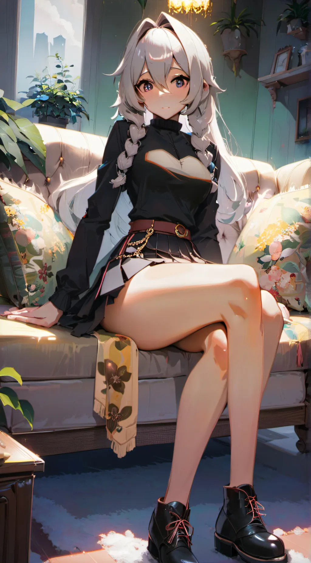 ai character: flake background