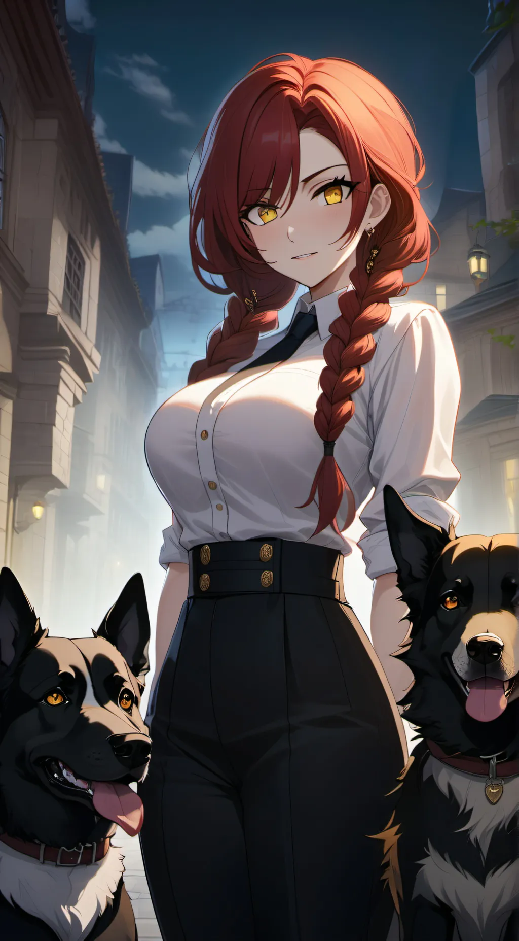 ai character: Makima background