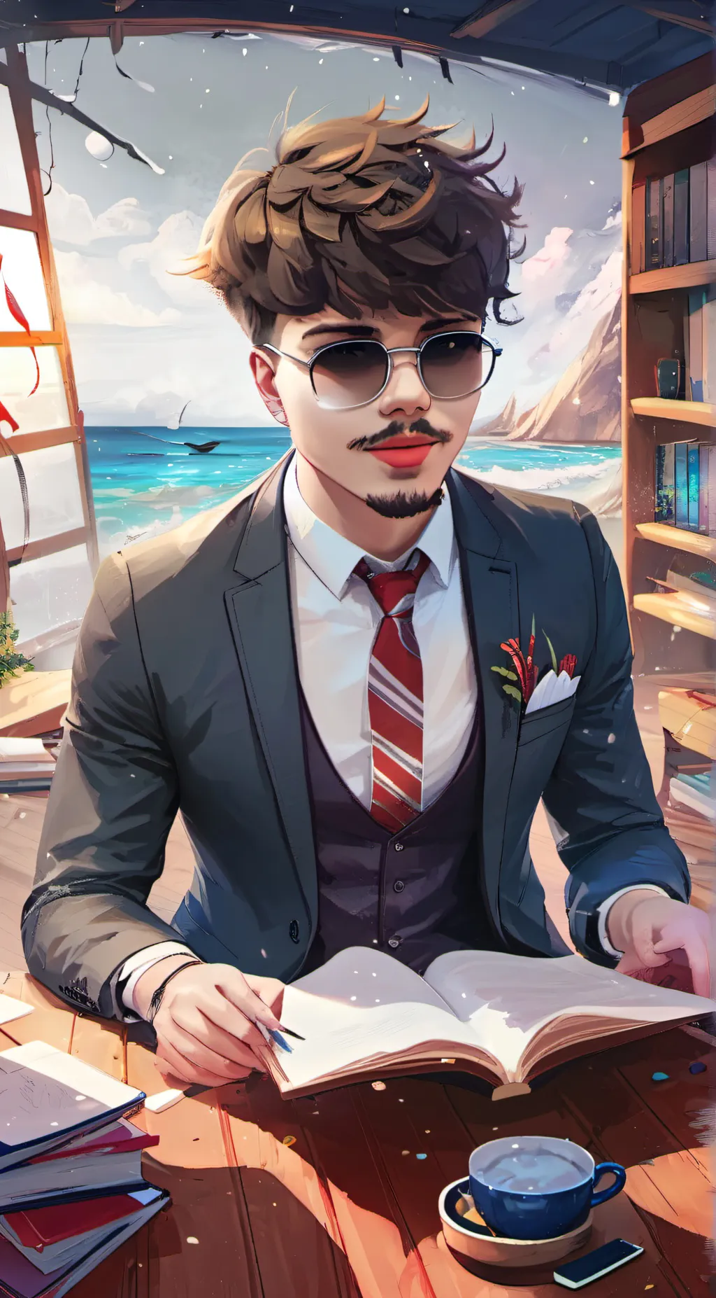 ai character: mr pointen background