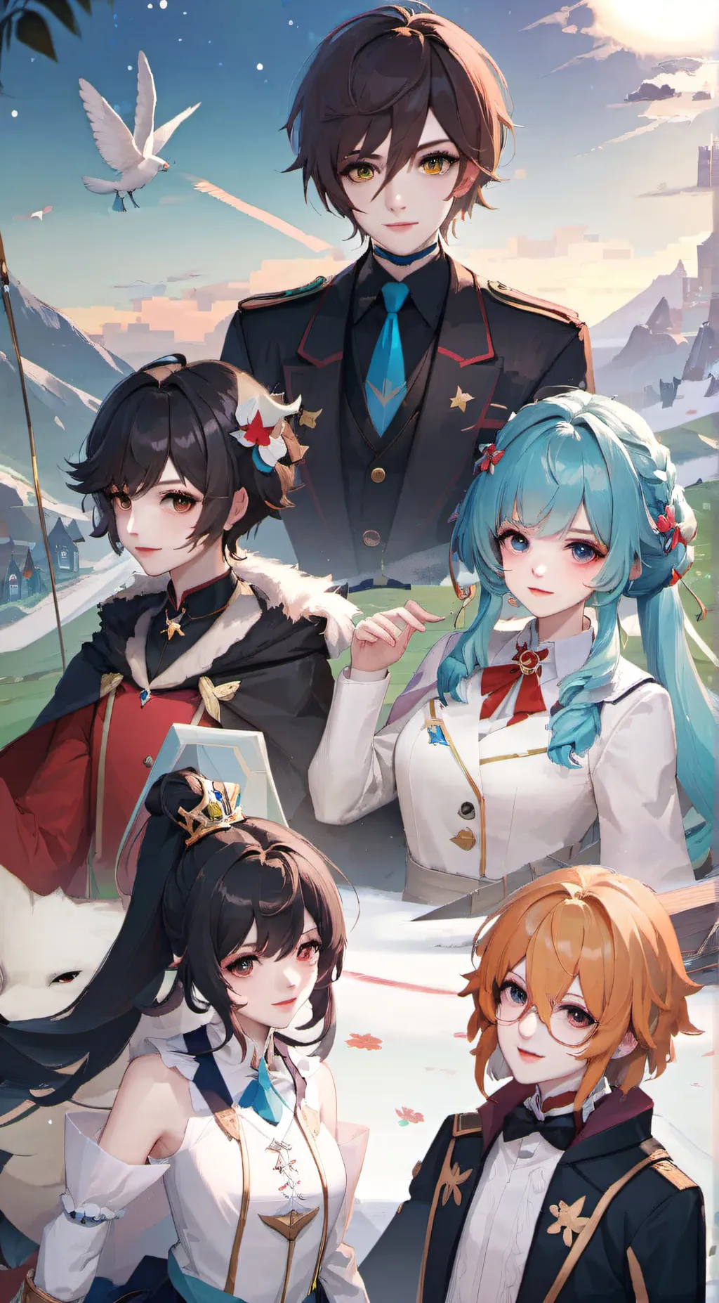 ai character: la resistance  background