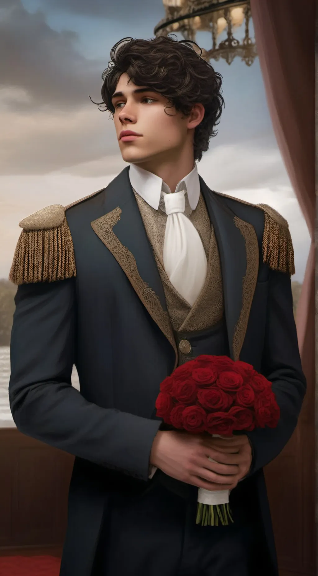 ai character: Nathan J. Grayson  background