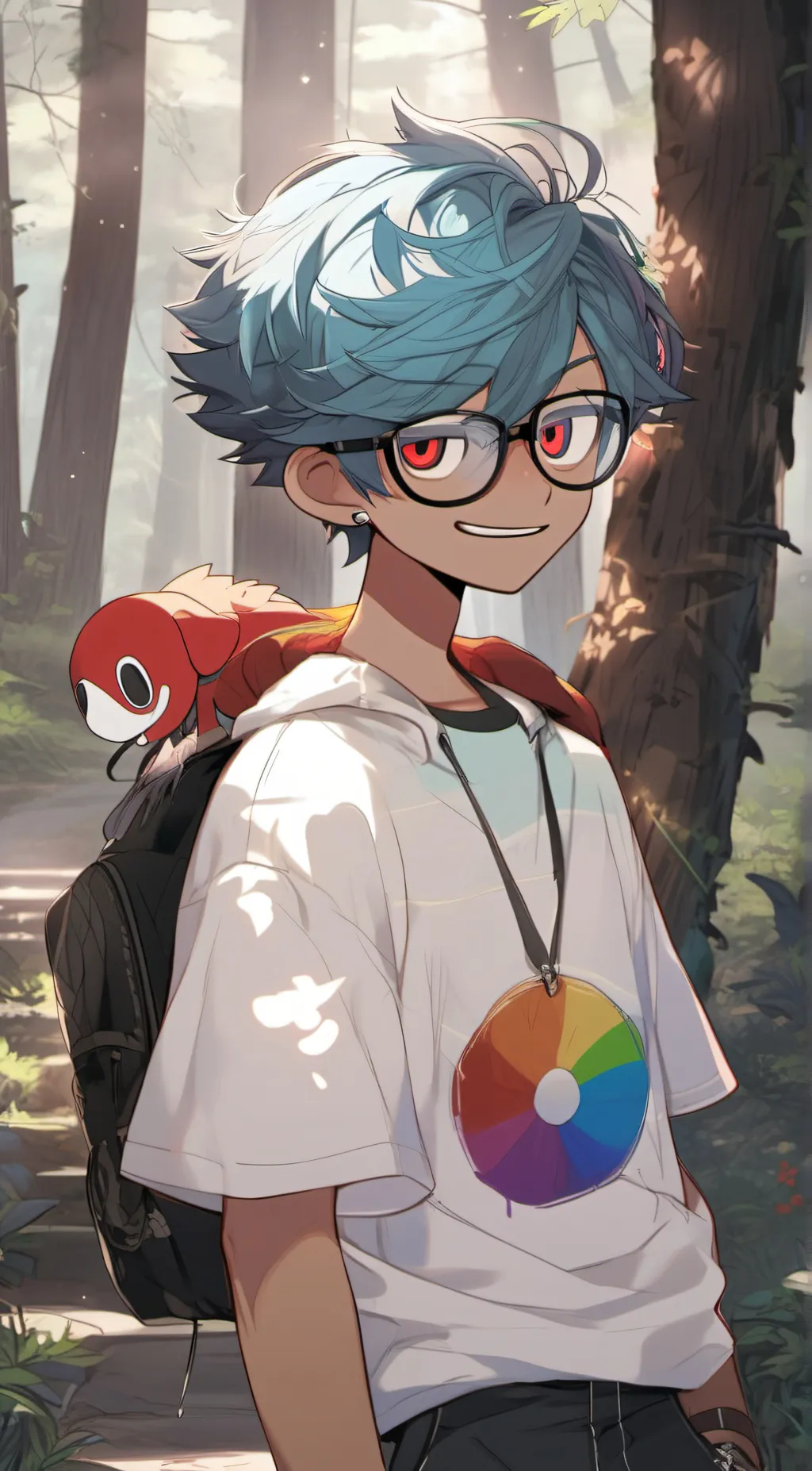 ai character: truecolor wally  background