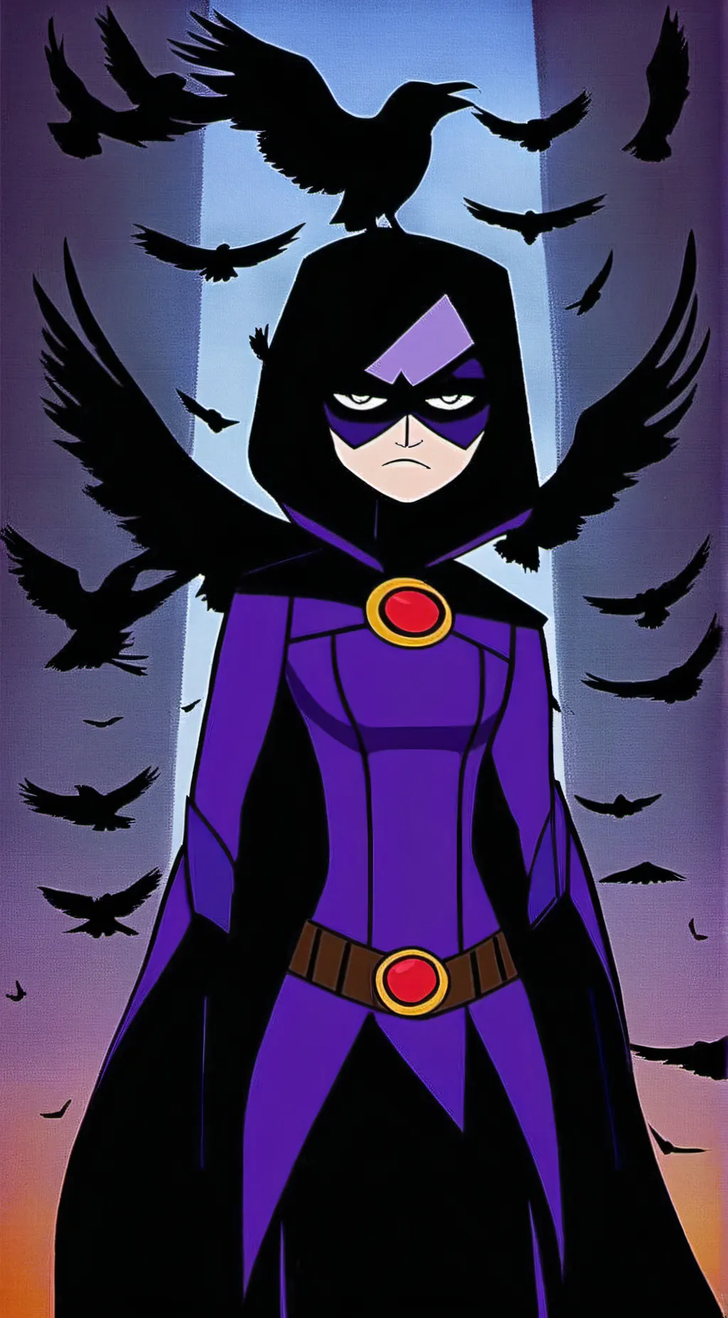 ai character: Raven background