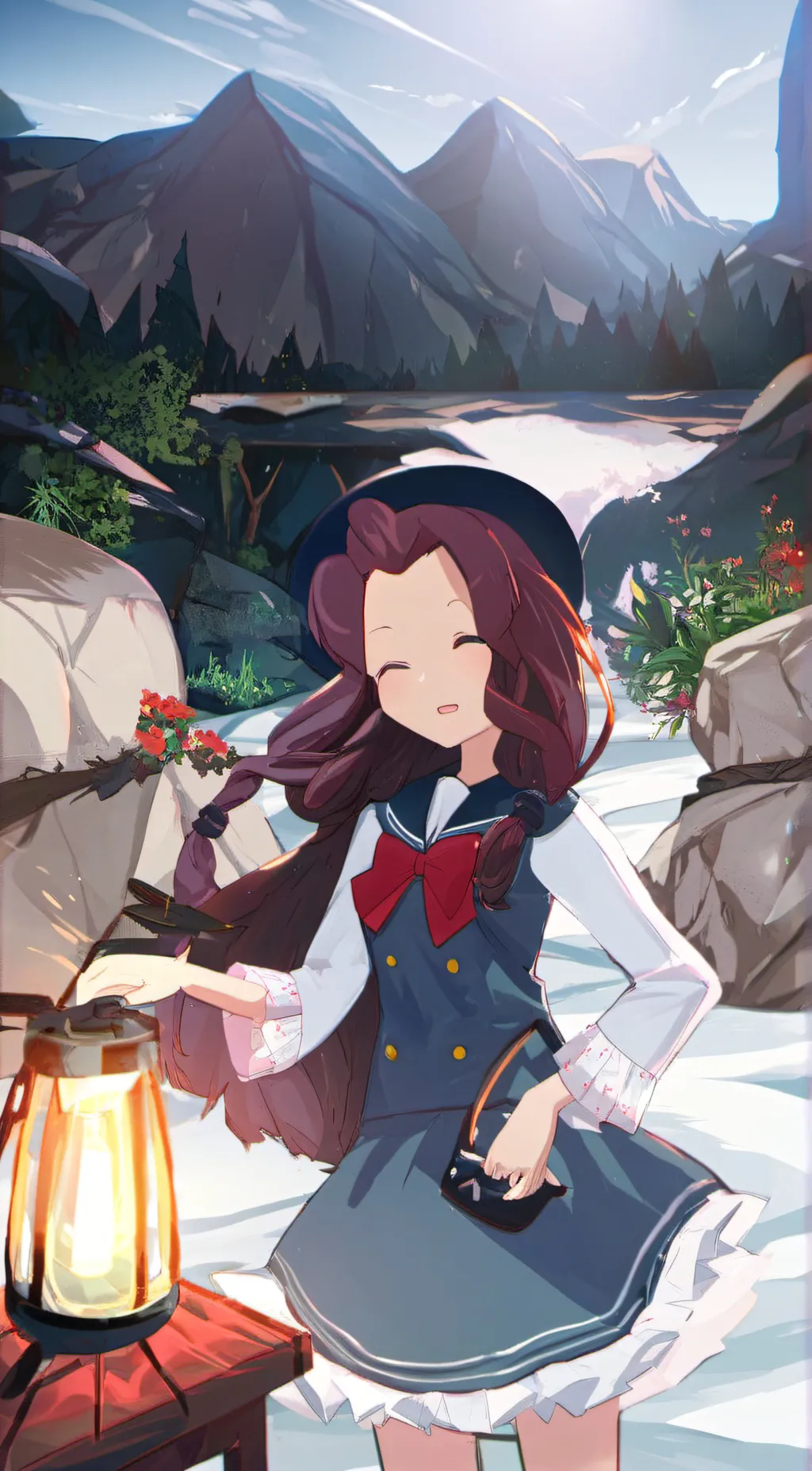 ai character: meha-chang  background