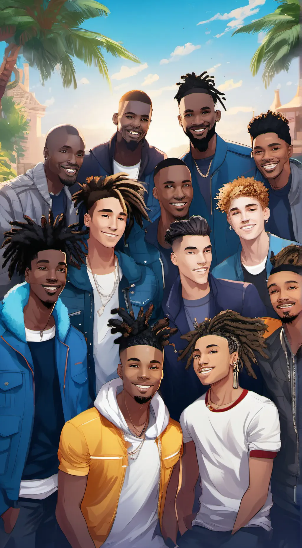 ai character: THE DYNAMIC BOYZ background