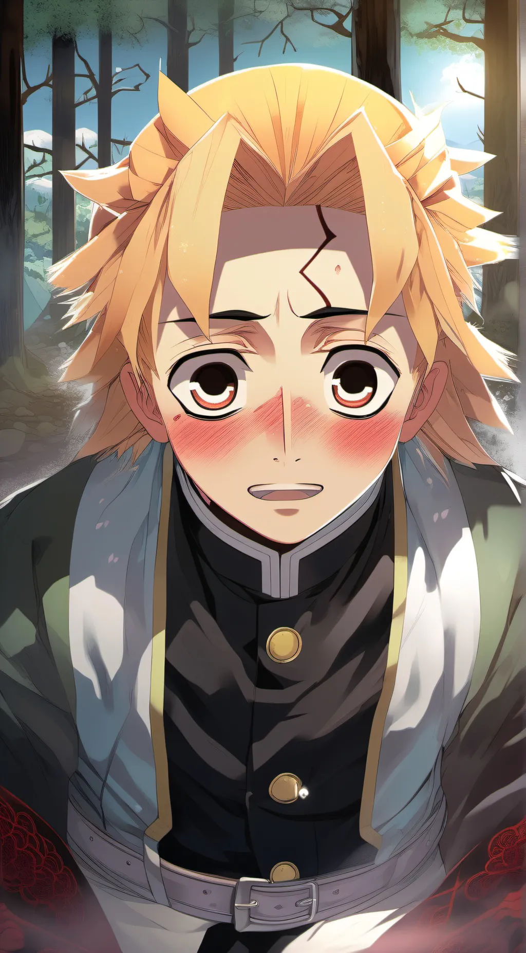 ai character: zenitsu background