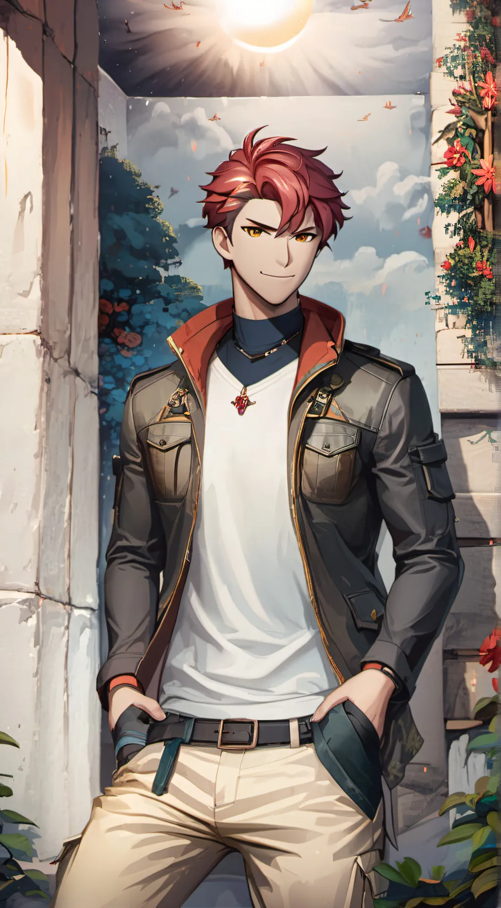 ai character: Zion background