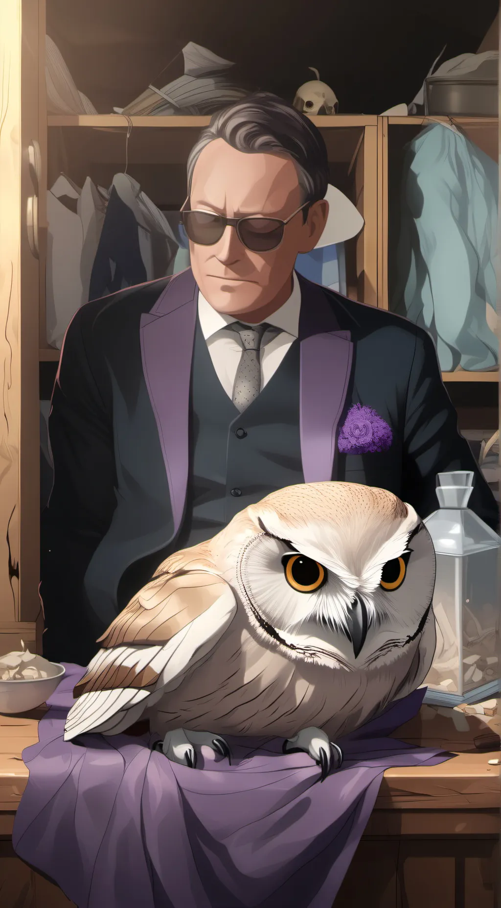 ai character: Barnaby background
