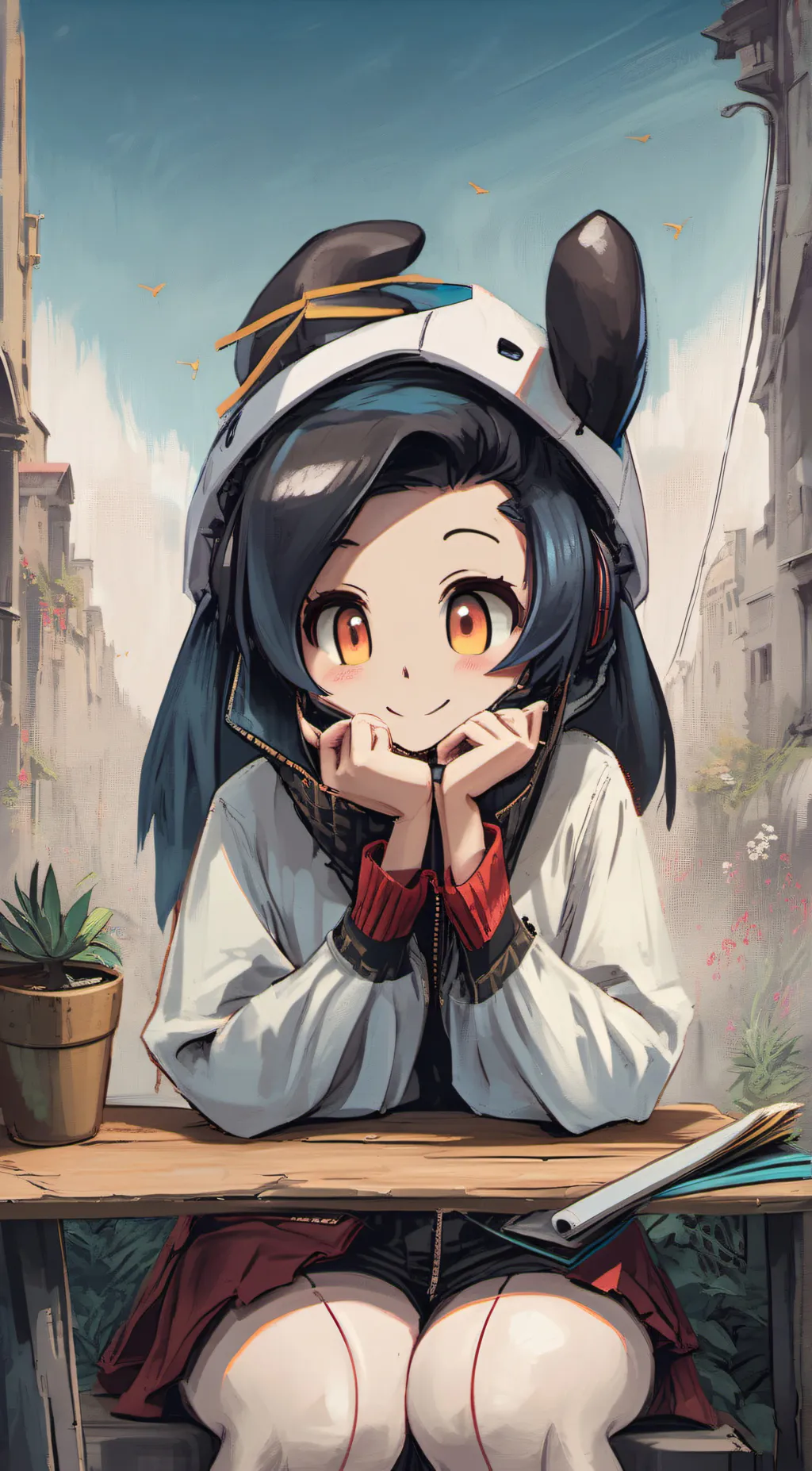 ai character: Maya background